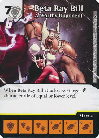 Beta Ray Bill - A Worthy Opponent (95) [TMT] - Dice Masters Single
