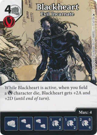 Blackheart - Evil Incarnate (17) [TMT] - Dice Masters Single