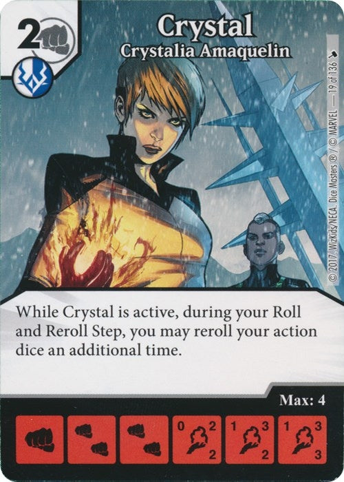 Crystal - Crystalia Amaquelin (19) [TMT] - Dice Masters Single