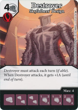 Destroyer - Skyfathers’ Design (21) [TMT] - Dice Masters Single