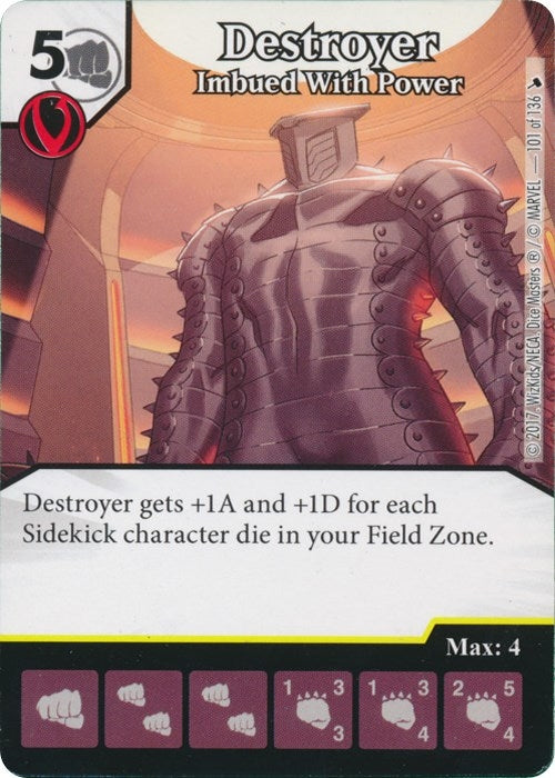 Destroyer - Imbued with Power (101) [TMT] - Dice Masters Single