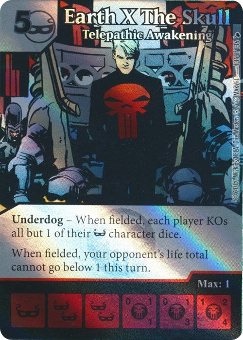 Earth X The Skull - Telepathic Awakening (135) [TMT] - Dice Masters Single