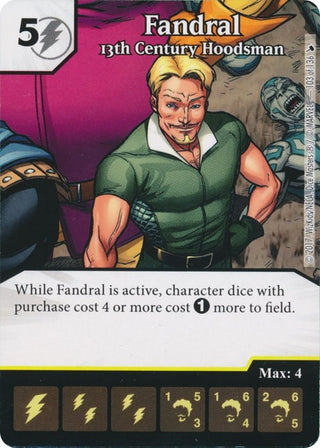 Fandral - 13th Century Hoodsman (103) [TMT] - Dice Masters Single