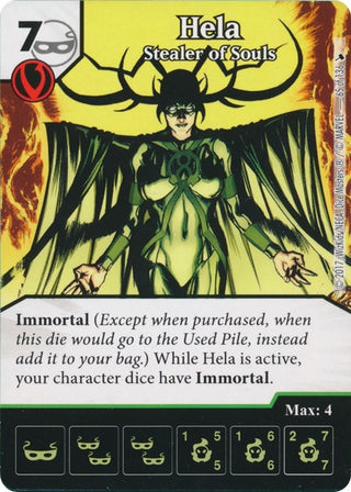 Hela - Stealer of Souls (65) [TMT] - Dice Masters Single