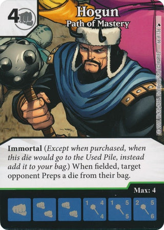 Hogun - Path of Mastery (66) [TMT] - Dice Masters Single