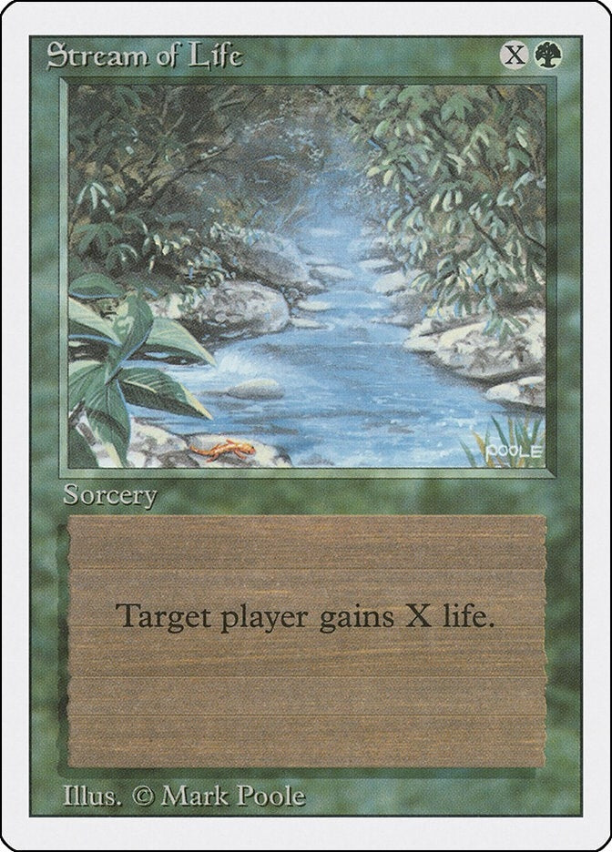 Stream of Life [3ED] - MTG Single