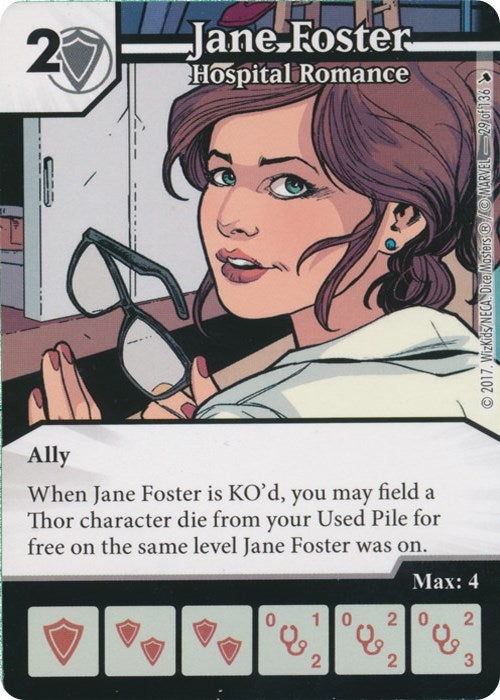 Jane Foster - Hospital Romance (29) [TMT] - Dice Masters Single