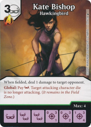 Kate Bishop - Hawkingbird (72) [TMT] - Dice Masters Single