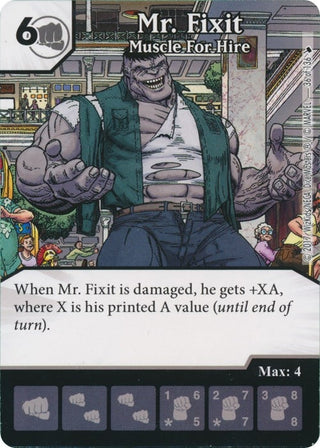 Mr. Fixit - Muscle for Hire (36) [TMT] - Dice Masters Single