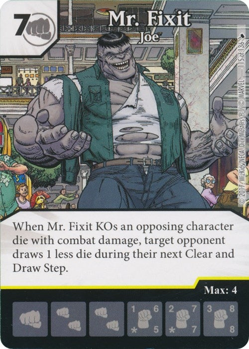 Mr. Fixit - Joe (115) [TMT] - Dice Masters Single