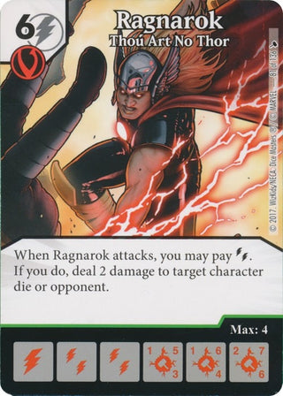 Ragnarok - Thou Art No Thor (81) [TMT] - Dice Masters Single