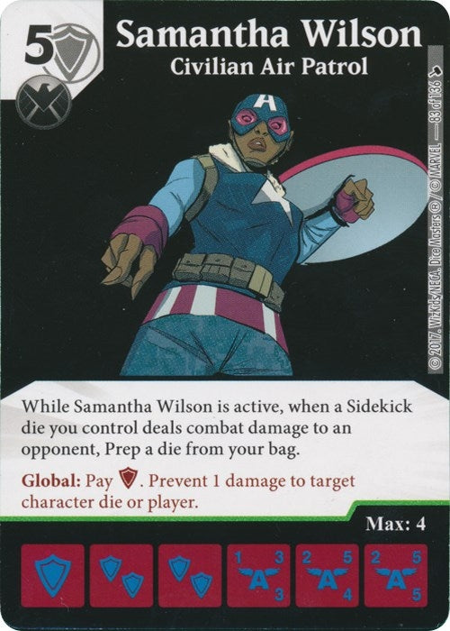Samantha Wilson - Civilian Air Patrol (83) [TMT] - Dice Masters Single