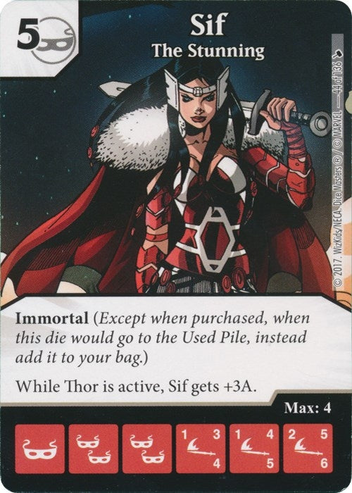 Sif - The Stunning (44) [TMT] - Dice Masters Single