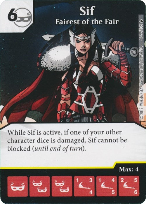 Sif - Fairest if the Fair (122) [TMT] - Dice Masters Single