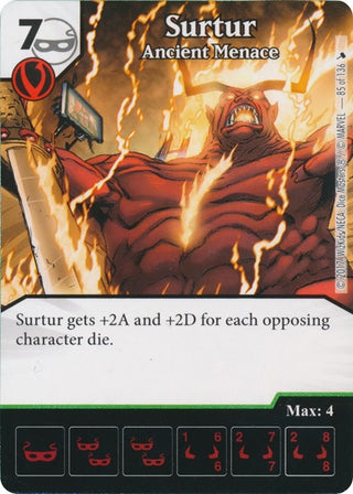 Surtur - Ancient Menace (85) [TMT] - Dice Masters Single