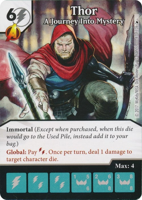 Thor - A Journey Into Mystery (47) [TMT] - Dice Masters Single
