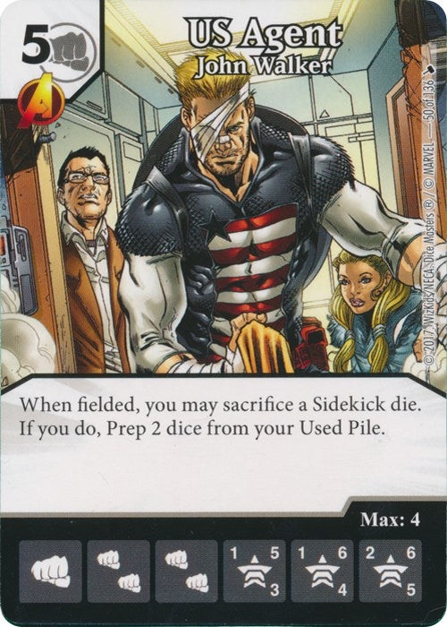 US Agent - John Walker (50) [TMT] - Dice Masters Single