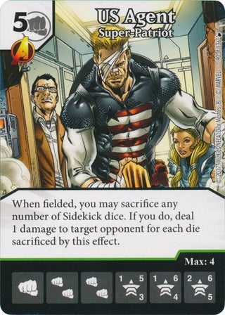 US Agent - Super-Patriot (90) [TMT] - Dice Masters Single