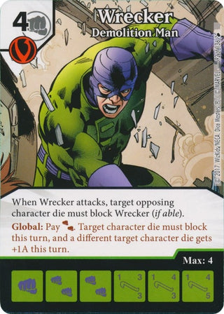 Wrecker - Demolition Man (92) [TMT] - Dice Masters Single