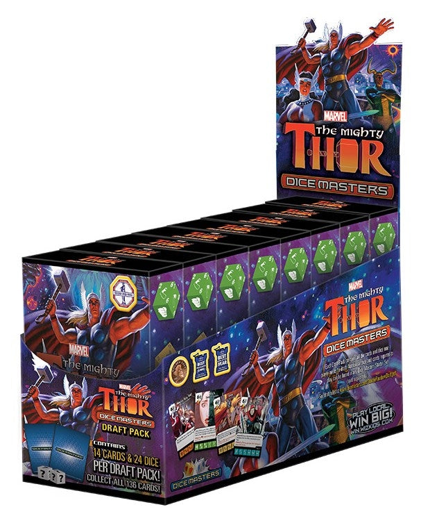 The Mighty Thor Draft Pack Display [TMT] - Dice Masters Sealed