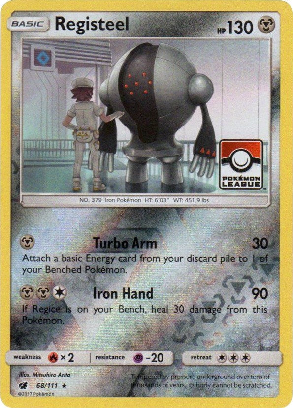 Image for Registeel - 68/111 (Pokemon League) (068/111) (League & Championship Cards) - Pokemon