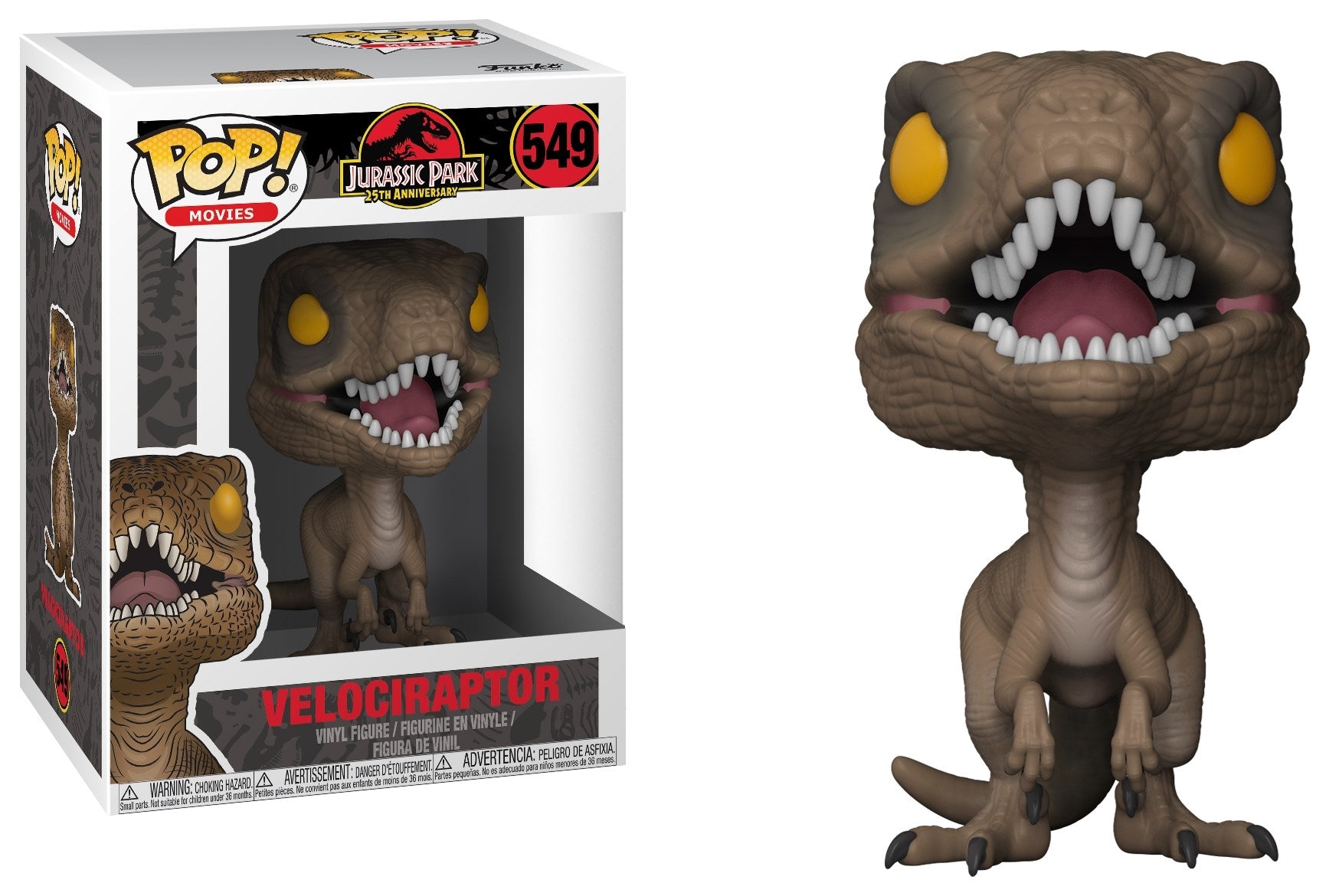 Jurassic Park: Velociraptor (549) [POP!] - Funko Sealed