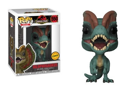 Jurassic Park: Dilophosaurus (Frill Down) (Limited Edition Chase) (550) [POP!] - Funko Sealed
