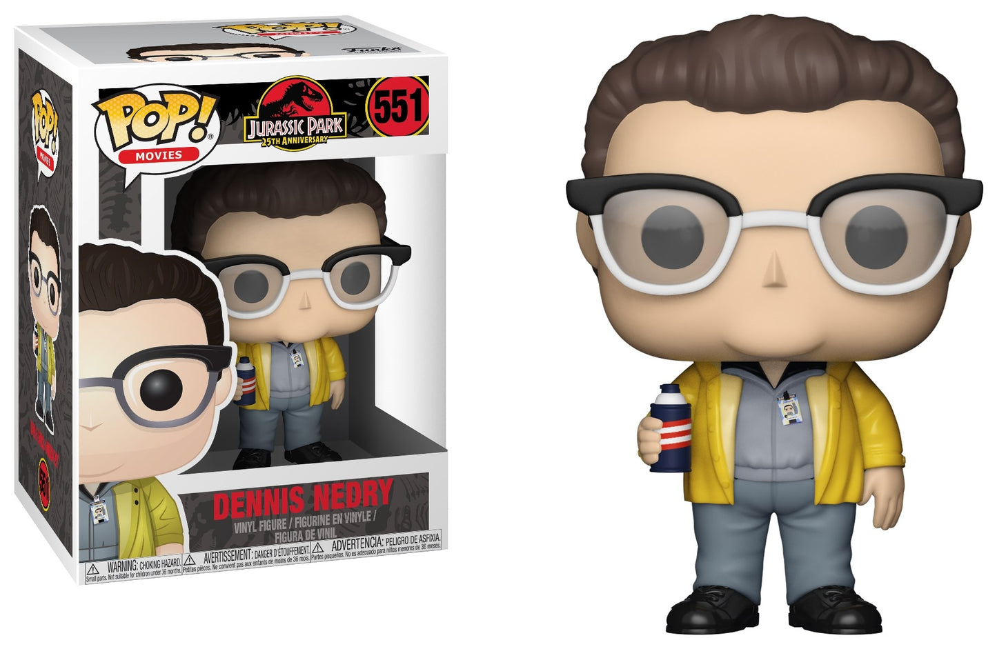 Jurassic Park: Dennis Nedry (551) [POP!] - Funko Sealed