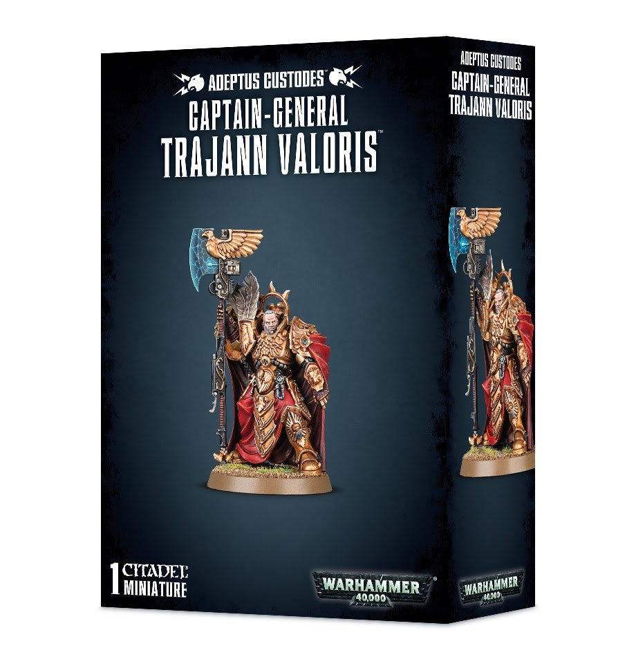 Warhammer: 40K - Adeptus Custodes: Captain-General Trajann Valoris [PLAS] - Warhammer Box Sets Sealed