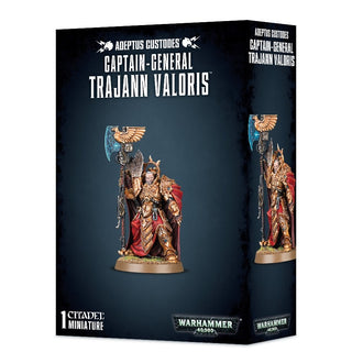 Warhammer: 40K - Adeptus Custodes: Captain-General Trajann Valoris [PLAS] - Warhammer Box Sets Sealed