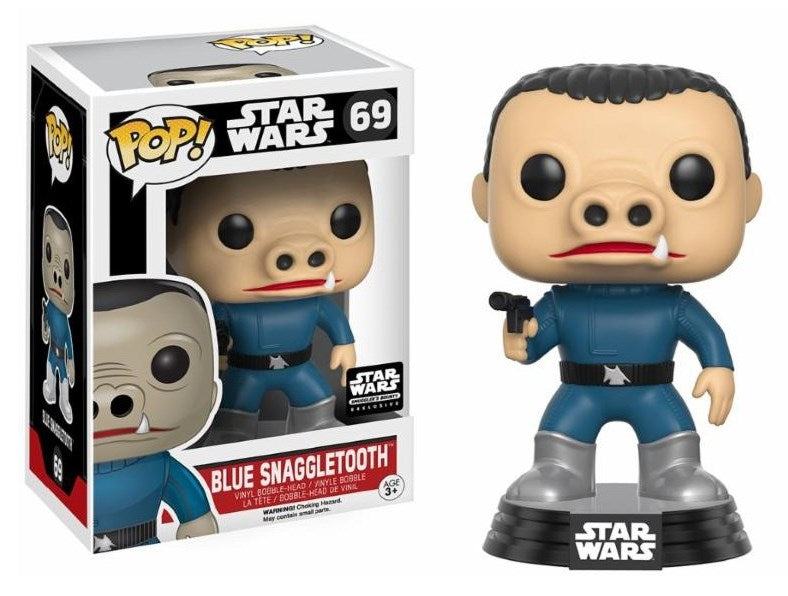 Star Wars: Blue Snaggletooth (Smuggler’s Bounty Exclusive) (69) [POP!] - Funko Sealed