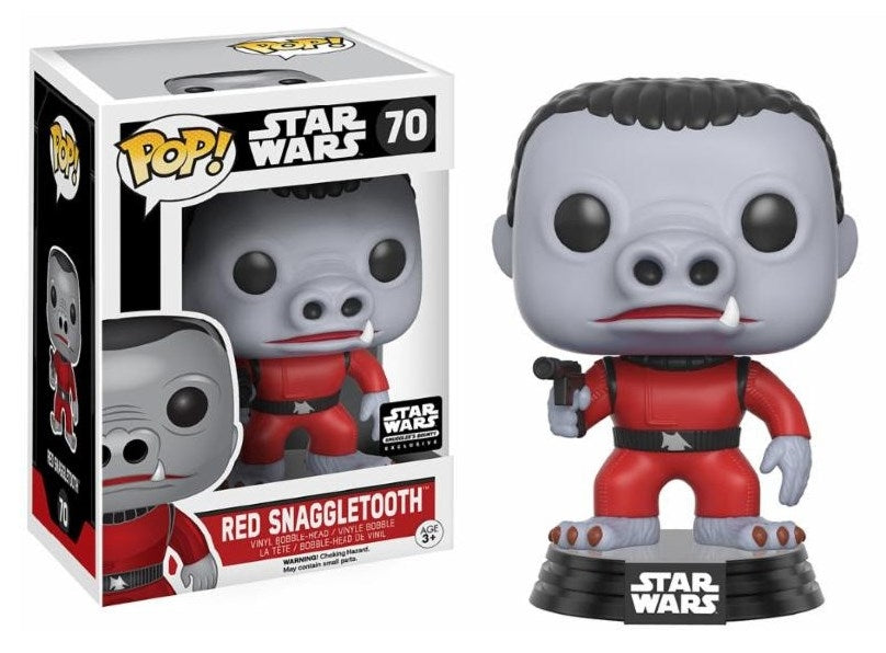 Star Wars: Red Snaggletooth (Smuggler’s Bounty Exclusive) (69) [POP!] - Funko Sealed