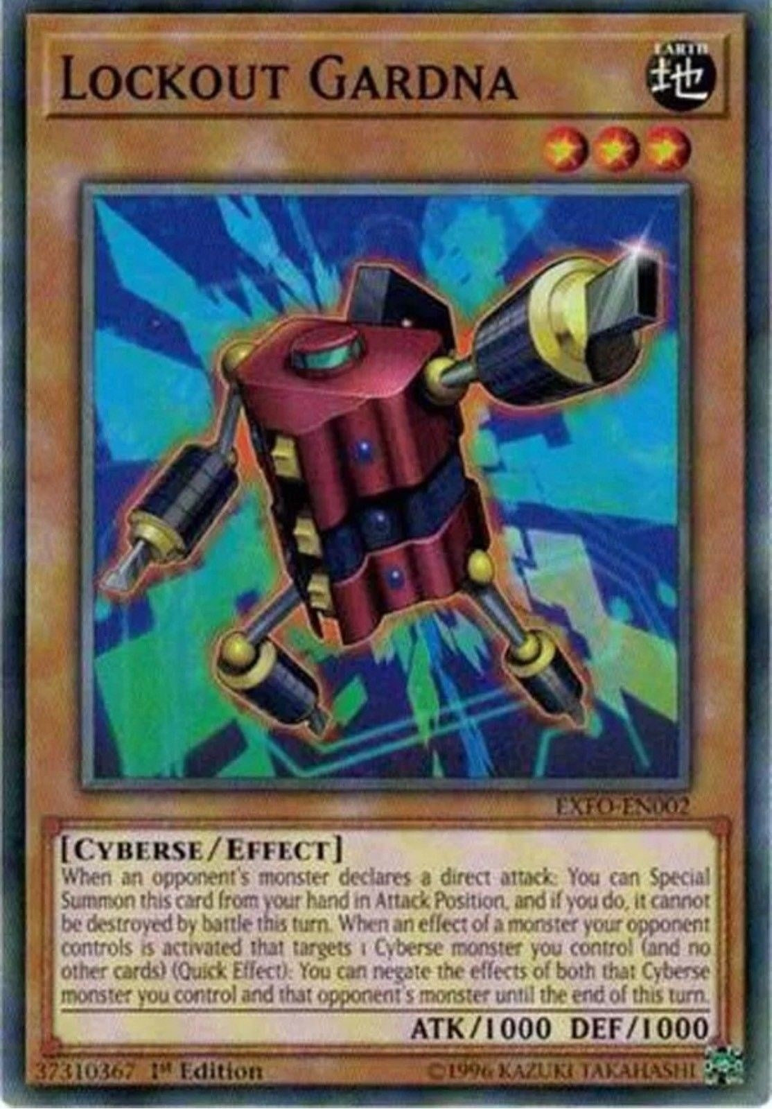 Lockout Gardna (2) (EXFO) - YuGiOh Single