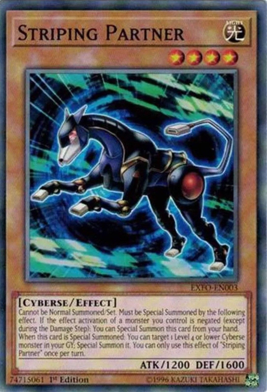Striping Partner (3) (EXFO) - YuGiOh Single
