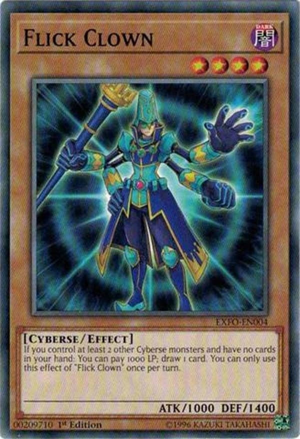 Flick Clown (4) (EXFO) - YuGiOh Single