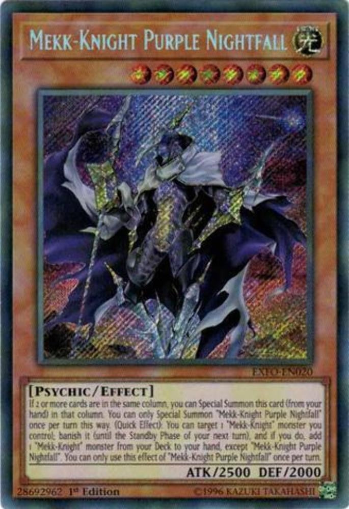 Mekk-Knight Purple Nightfall (20) (EXFO) - YuGiOh Single