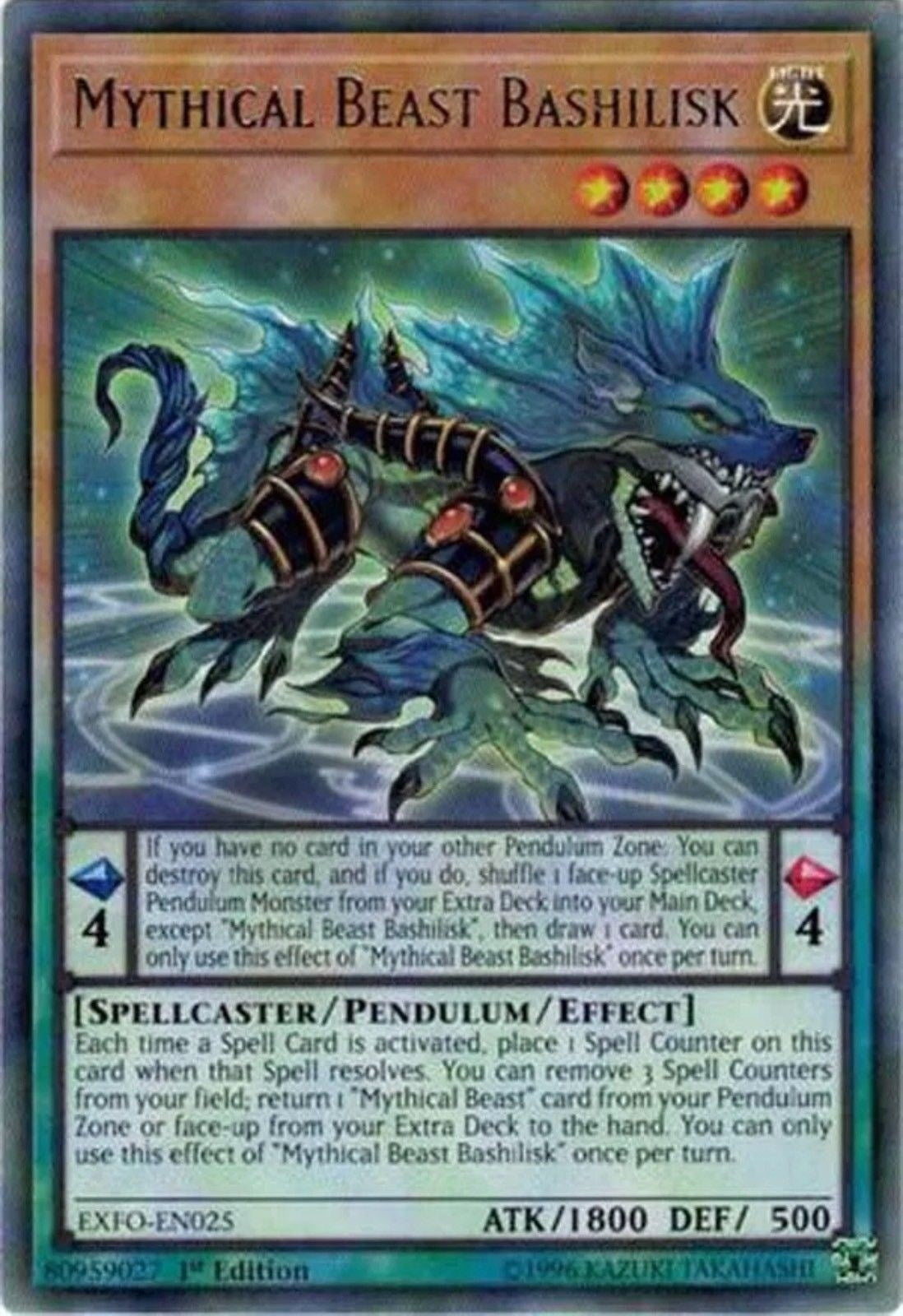 Mythical Beast Bashilisk (25) (EXFO) - YuGiOh Single