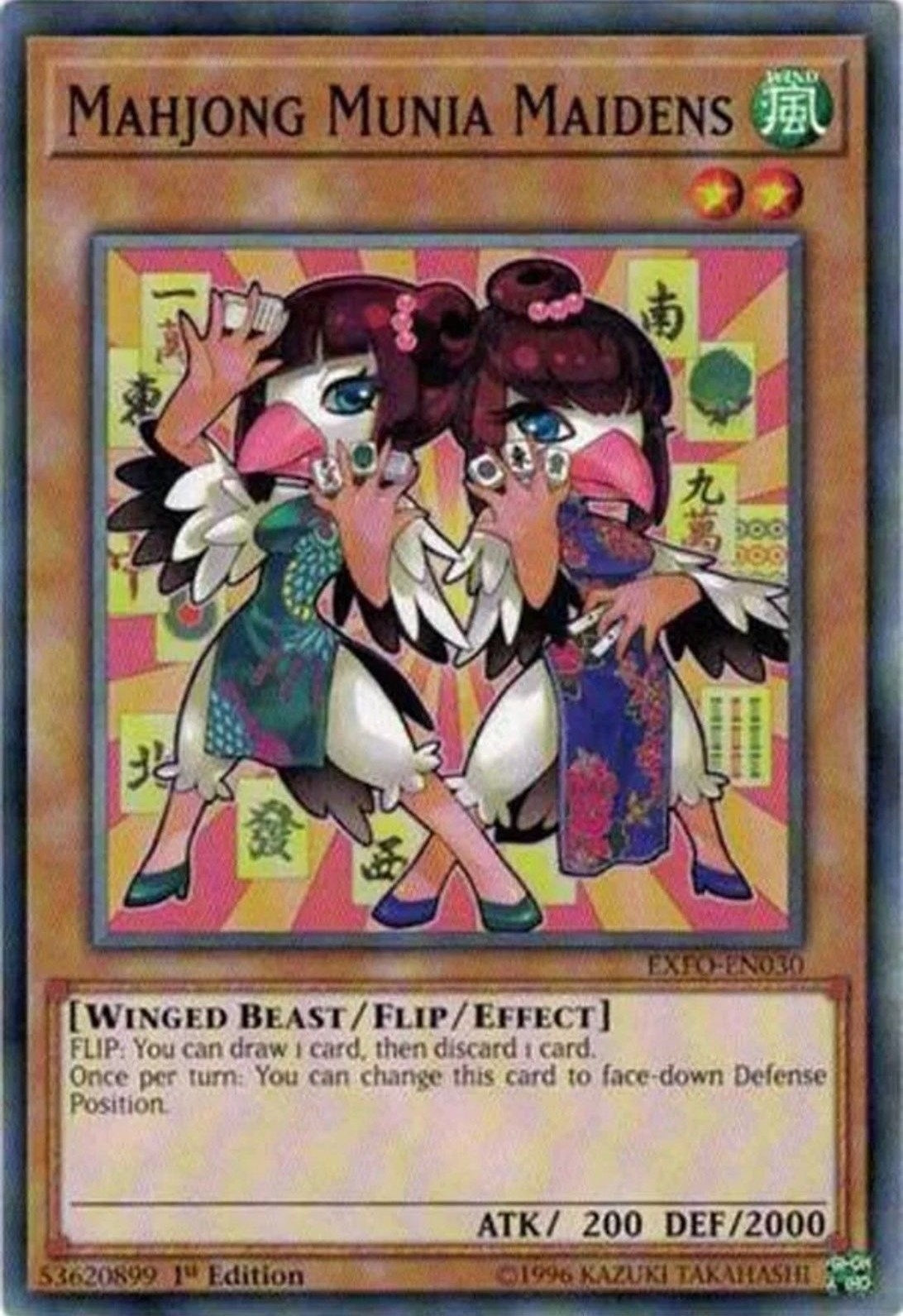 Mahjong Munia Maidens (30) (EXFO) - YuGiOh Single