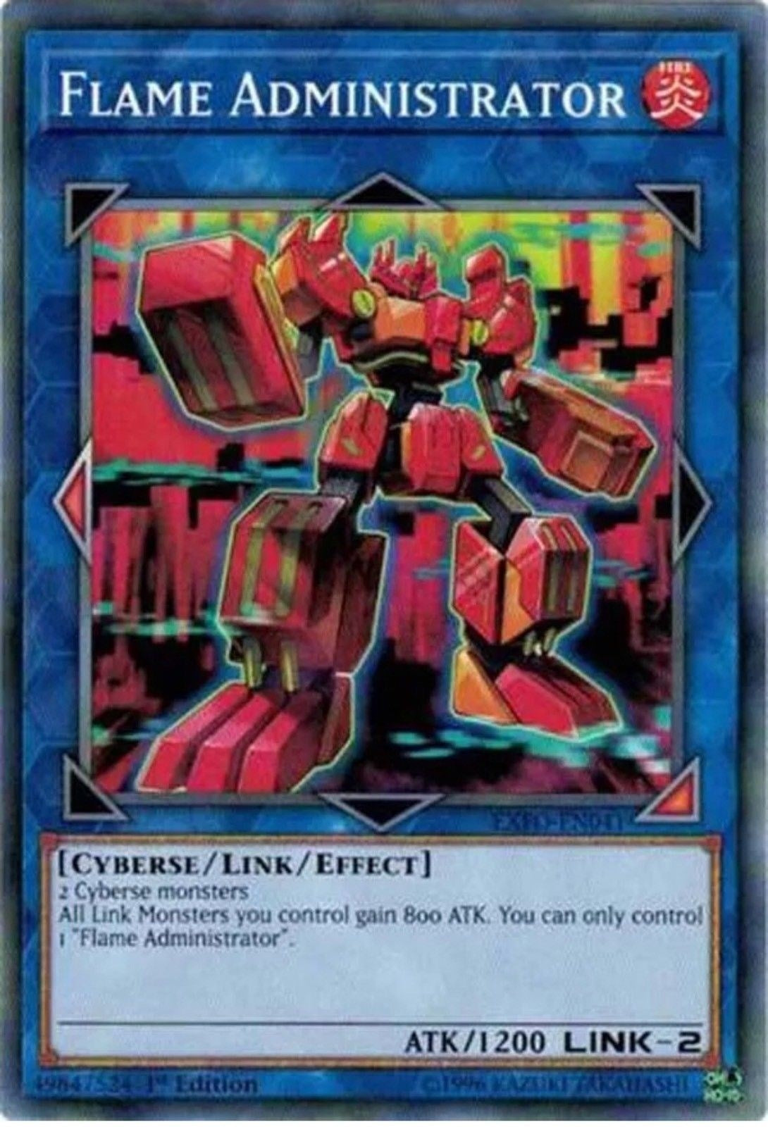 Flame Administrator (41) (EXFO) - YuGiOh Single