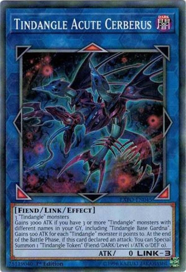 Tindangle Acute Cerberus (45) (EXFO) - YuGiOh Single