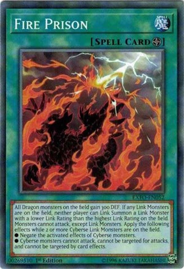 Fire Prison (52) (EXFO) - YuGiOh Single