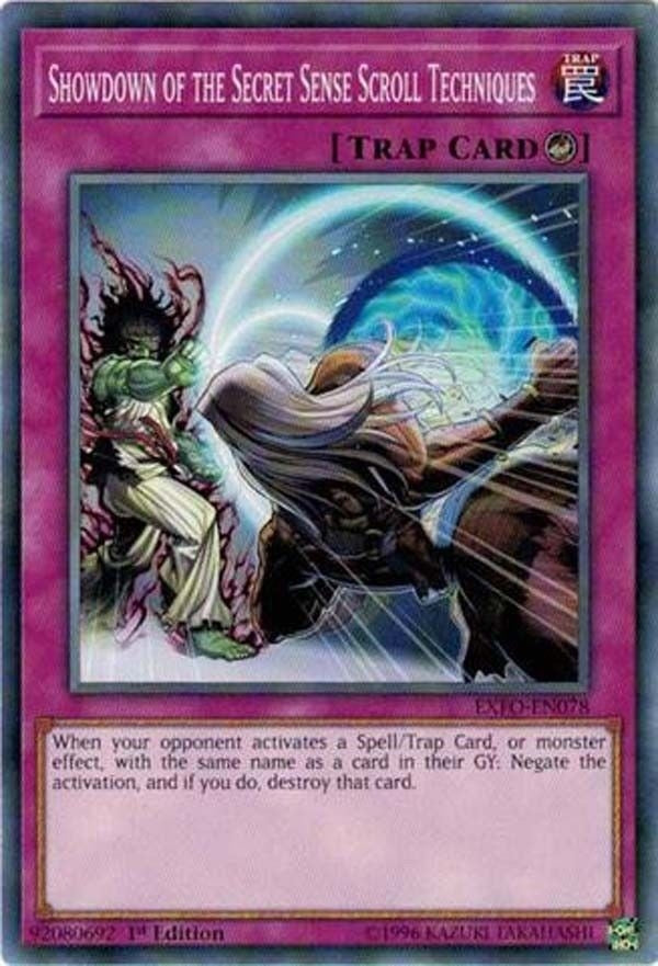 Showdown of the Secret Sense Scroll Techniques (78) (EXFO) - YuGiOh Single