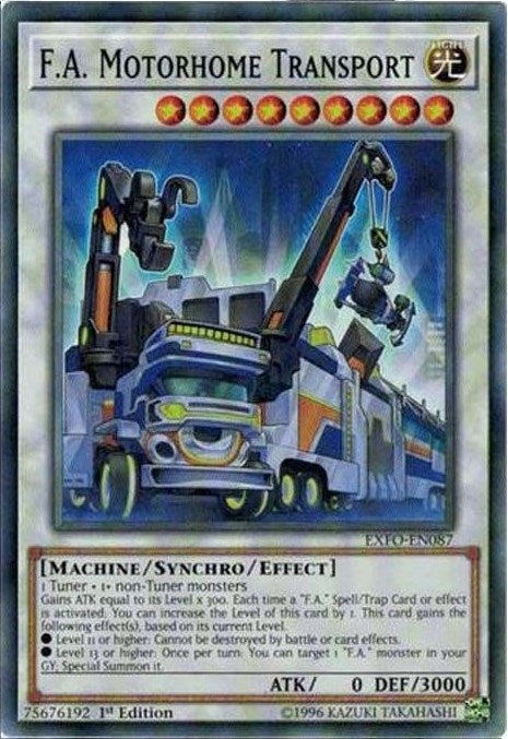 F.A. Motorhome Transport (87) (EXFO) - YuGiOh Single
