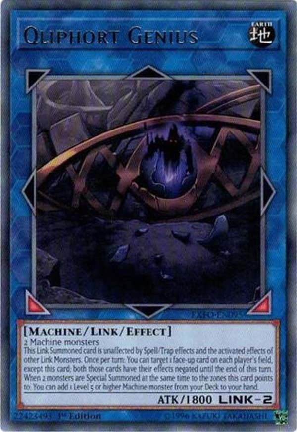 Qliphort Genius (95) (EXFO) - YuGiOh Single