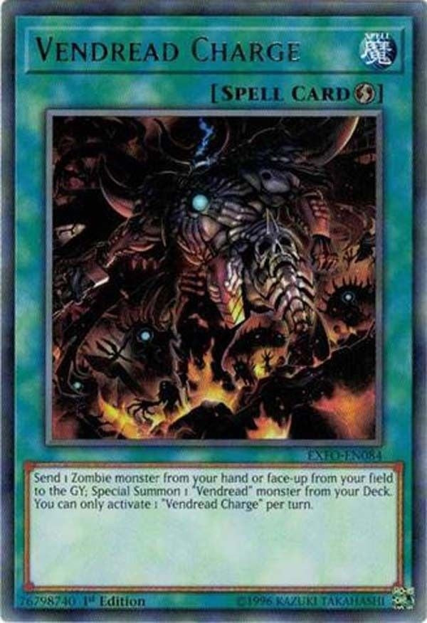 Vendread Charge (84) (EXFO) - YuGiOh Single