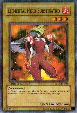Elemental HERO Burstinatrix (3002) (MF03) - YuGiOh Single