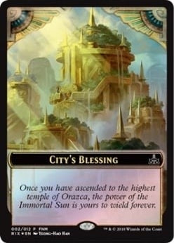 City’s Blessing // Elemental Double-sided Token (2) [FNM] - MTG Single