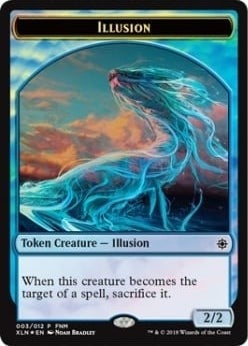 Illusion // Saproling Double-sided Token (3) [FNM] - MTG Single