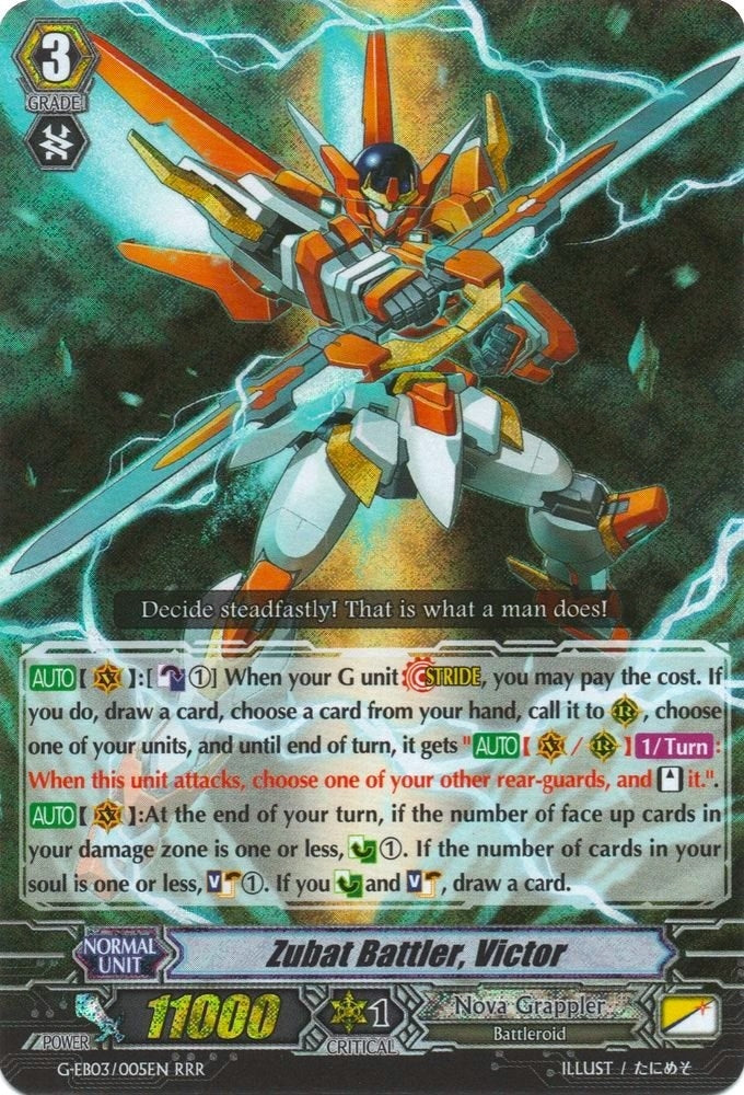 Zubat Battler Victor (3005) [G-EB03] - Cardfight Vanguard Single