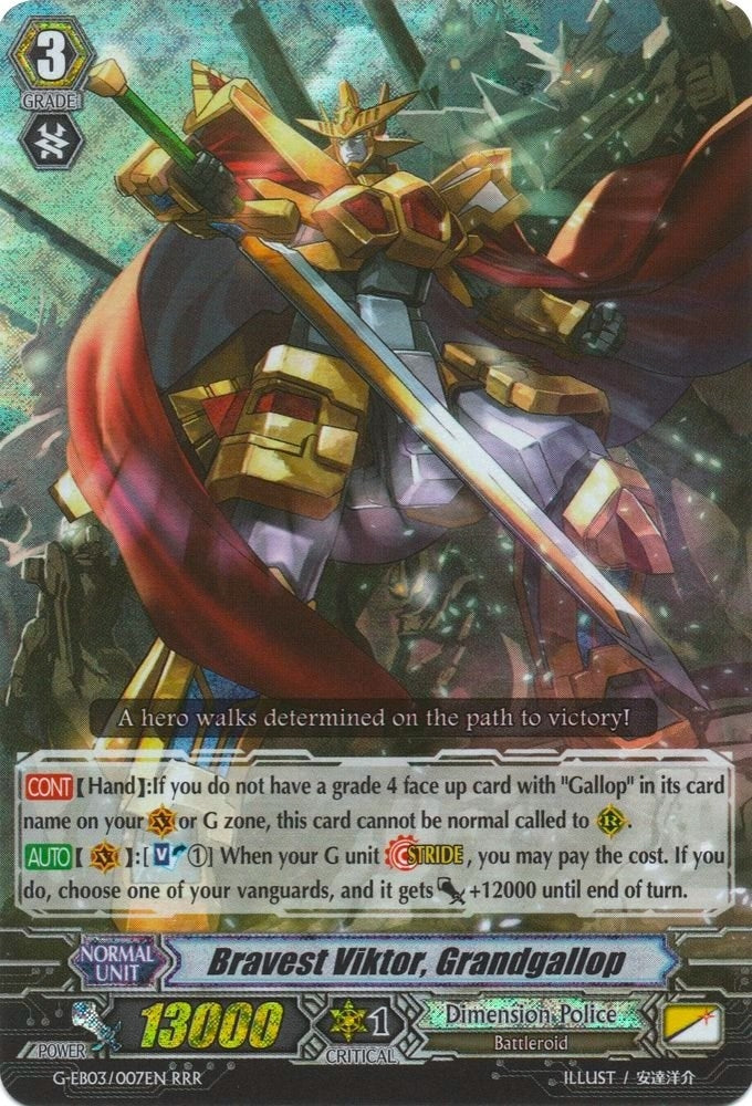 Bravest Viktor Grandgallop (3007) [G-EB03] - Cardfight Vanguard Single